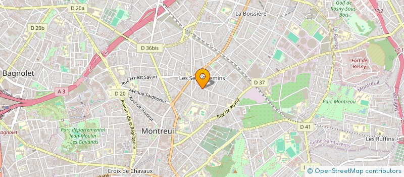 localisation de l'entreprise MONSIEUR ETIENNE MAILLARD  PARIS