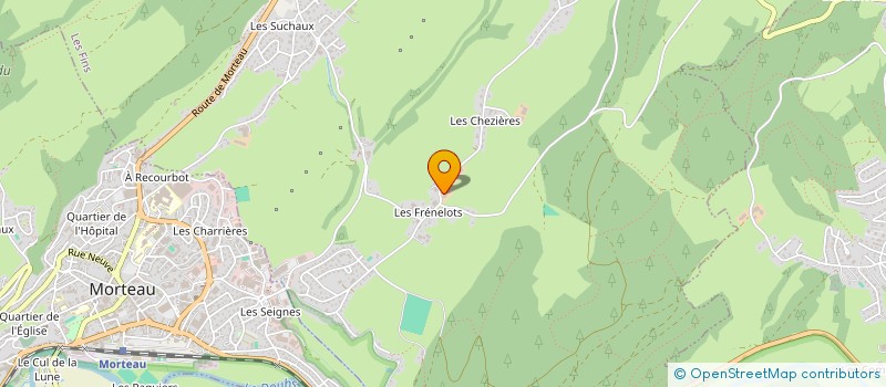 localisation de l'entreprise MONSIEUR ETIENNE MAMET  LES FINS