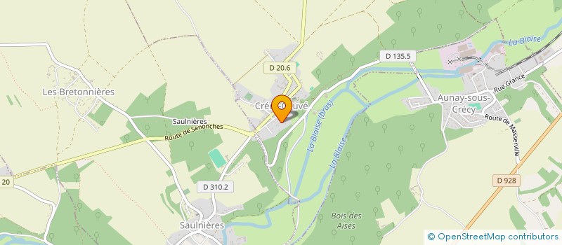 localisation de l'entreprise MONSIEUR ETIENNE MANDARD à CRECY-COUVE