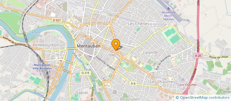 localisation de l'entreprise MONSIEUR ETIENNE MANZAK  MONTAUBAN