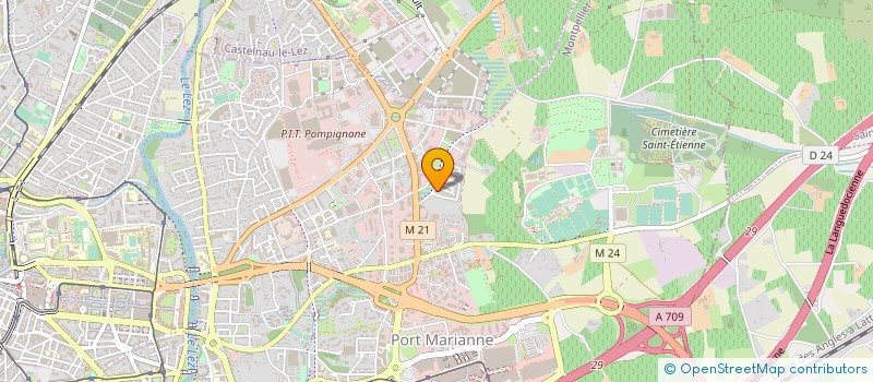 localisation de l'entreprise MONSIEUR ETIENNE MARAVAL à MONTPELLIER