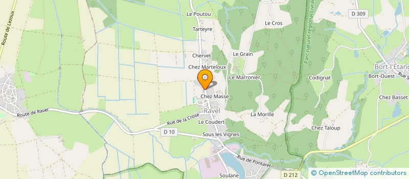 localisation de l'entreprise MONSIEUR ETIENNE MARCEAU  RAVEL