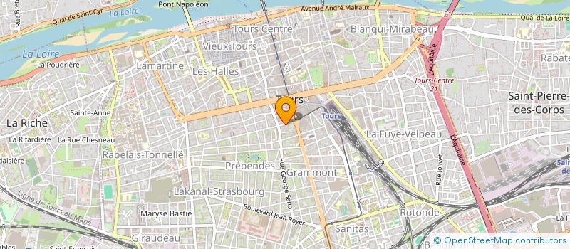 localisation de l'entreprise MONSIEUR ETIENNE MARCHAND  TOURS