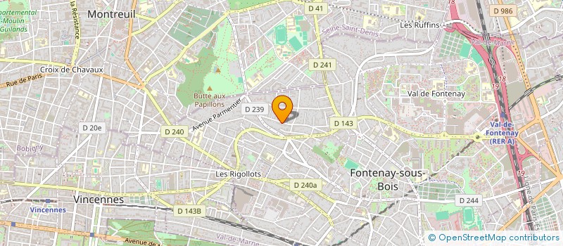 localisation de l'entreprise MONSIEUR ETIENNE MAREST à FONTENAY-SOUS-BOIS