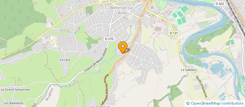 localisation de l'entreprise MONSIEUR ETIENNE MARRON  BELLERIVE-SUR-ALLIER