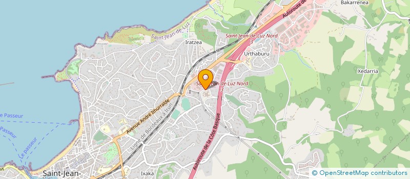 localisation de l'entreprise MONSIEUR ETIENNE MAURIAC à SAINT-JEAN-DE-LUZ