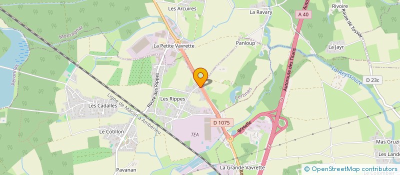 localisation de l'entreprise MONSIEUR ETIENNE MELINAND à CERTINES