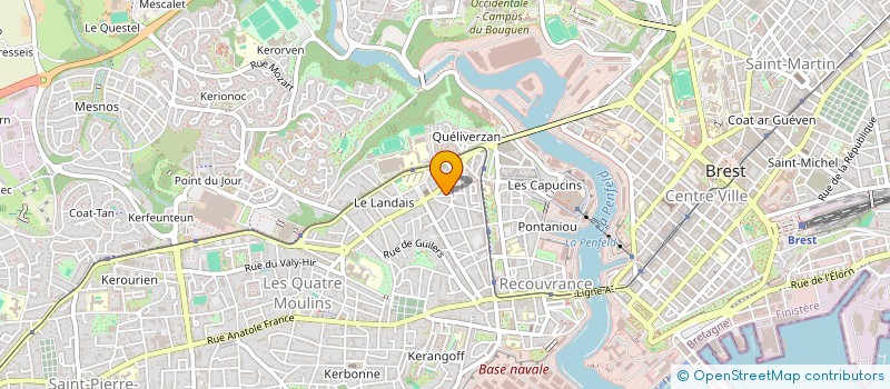 localisation de l'entreprise MONSIEUR ETIENNE MELO à BREST