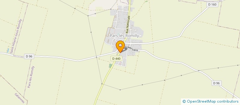 localisation de l'entreprise MONSIEUR ETIENNE MEQUECIN  PARS-LES-ROMILLY