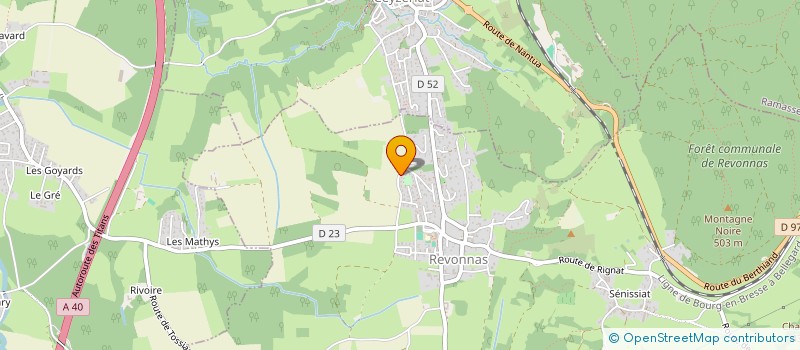 localisation de l'entreprise MONSIEUR ETIENNE MICHON  REVONNAS