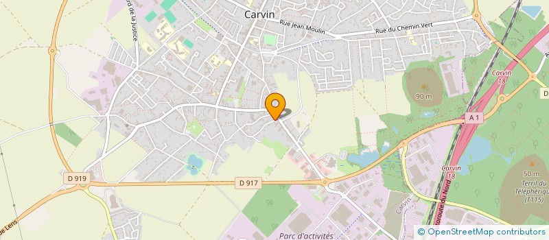 localisation de l'entreprise MONSIEUR ETIENNE MILLE  CARVIN