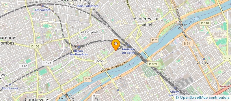 localisation de l'entreprise MONSIEUR ETIENNE MILLET  ASNIERES-SUR-SEINE