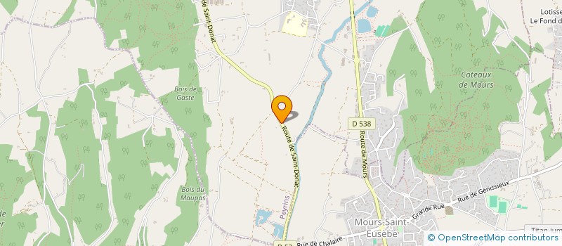 localisation de l'entreprise MONSIEUR ETIENNE MODESTE  PEYRINS