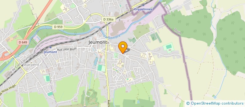 localisation de l'entreprise MONSIEUR ETIENNE MOITY à JEUMONT