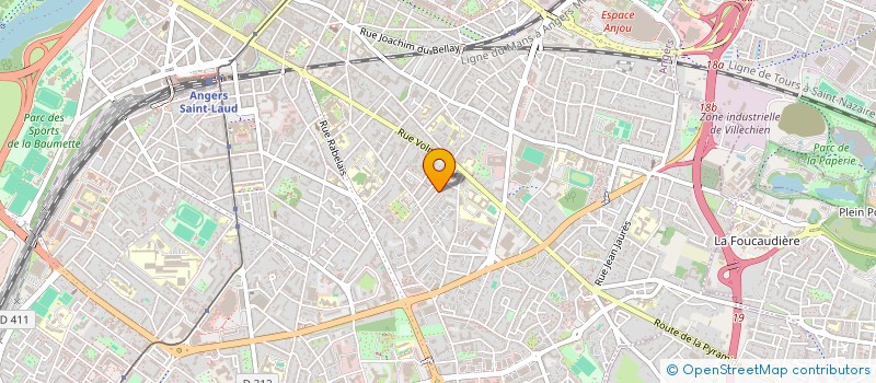 localisation de l'entreprise MONSIEUR ETIENNE MONTAGNE  ANGERS