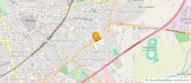 localisation de l'entreprise MONSIEUR ETIENNE MONTEIRO D'HZEVEDO à NIMES
