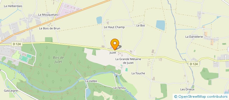 localisation de l'entreprise MONSIEUR ETIENNE MONTPIED  GUEMENE-PENFAO