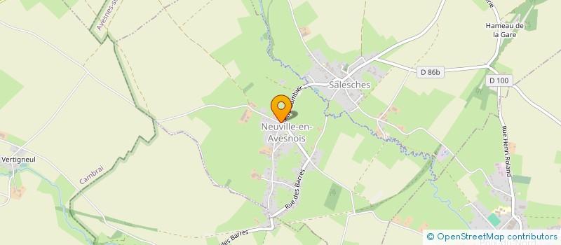 localisation de l'entreprise MONSIEUR ETIENNE MOREAU  NEUVILLE-EN-AVESNOIS