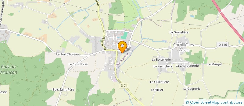 localisation de l'entreprise MONSIEUR ETIENNE MORISSET à LOIRE-AUTHION