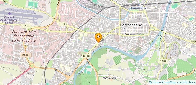 localisation de l'entreprise MONSIEUR ETIENNE NEGRE  CARCASSONNE