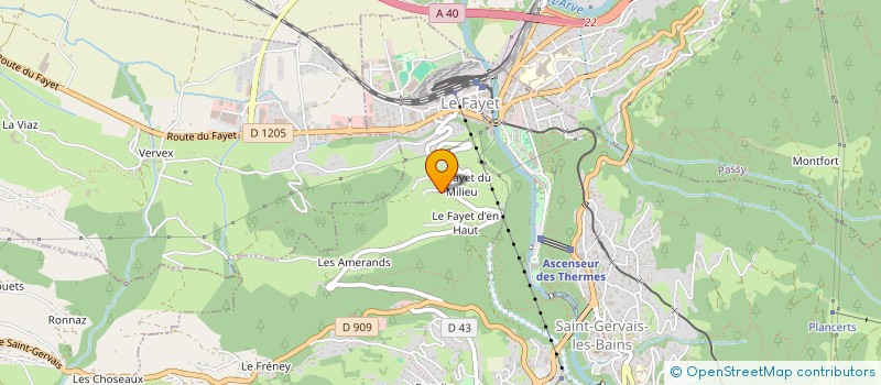 localisation de l'entreprise MONSIEUR ETIENNE NONNEZ  SAINT-GERVAIS-LES-BAINS