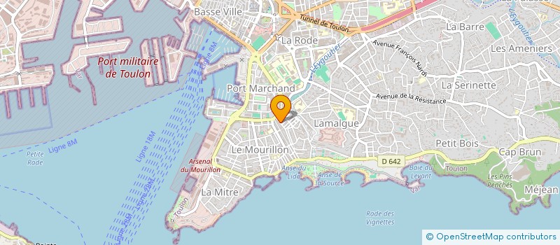 localisation de l'entreprise MONSIEUR ETIENNE ODOUX  TOULON