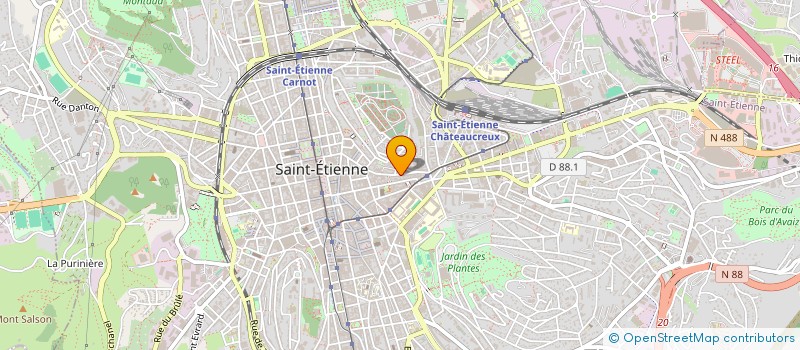 localisation de l'entreprise MONSIEUR ETIENNE OJARDIAS  SAINT-JUST-SAINT-RAMBERT