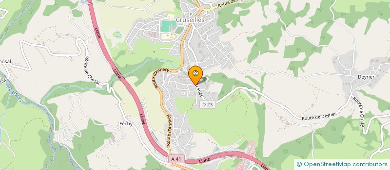 localisation de l'entreprise MONSIEUR ETIENNE OSTER-RANDON  CRUSEILLES