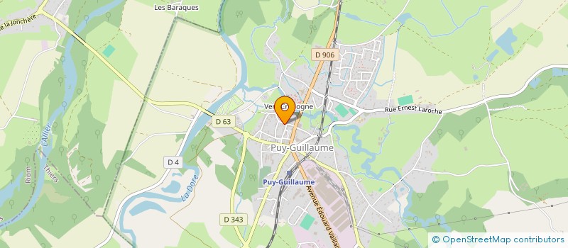 localisation de l'entreprise MONSIEUR ETIENNE PACCAUD à PUY-GUILLAUME