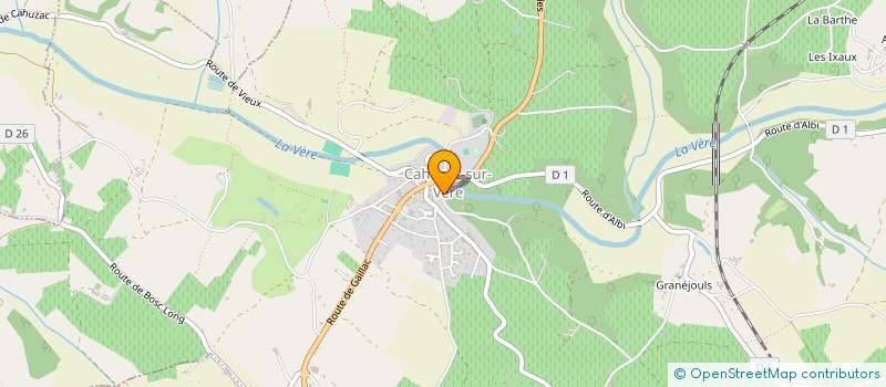 localisation de l'entreprise MONSIEUR ETIENNE PANIER  CAHUZAC-SUR-VERE