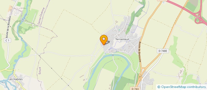 localisation de l'entreprise MONSIEUR ETIENNE PASSEBON  ECHIRE