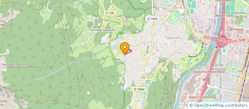 localisation de l'entreprise MONSIEUR ETIENNE PAYEN à SEYSSINS