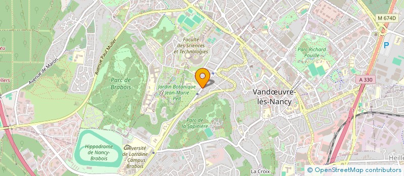 localisation de l'entreprise MONSIEUR ETIENNE PENETRAT à VANDŒUVRE-LES-NANCY