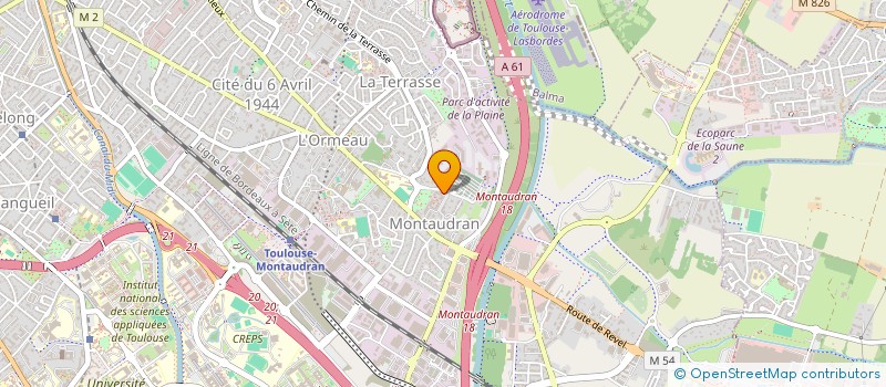 localisation de l'entreprise MONSIEUR ETIENNE PERPERE  TOULOUSE