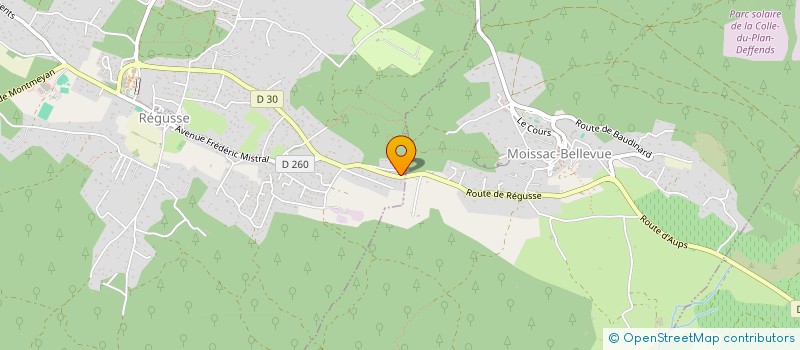 localisation de l'entreprise MONSIEUR ETIENNE PETERS à REGUSSE