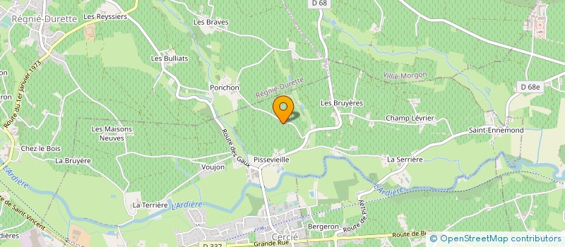 localisation de l'entreprise MONSIEUR ETIENNE PETIOT à CERCIE