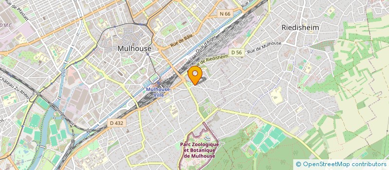 localisation de l'entreprise MONSIEUR ETIENNE PIERRE RENE MULLER  MULHOUSE