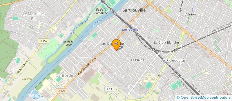 localisation de l'entreprise MONSIEUR ETIENNE PIERUCCI à SARTROUVILLE