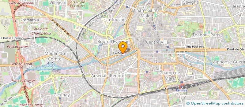 localisation de l'entreprise MONSIEUR ETIENNE PIFFETEAU  RENNES