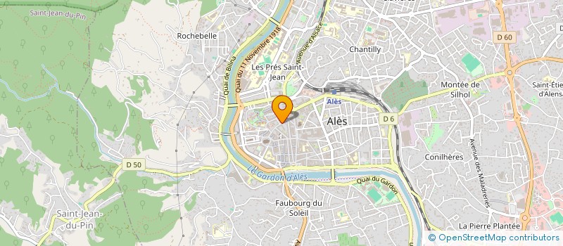 localisation de l'entreprise MONSIEUR ETIENNE PLAGNES à ALES