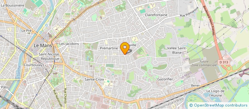localisation de l'entreprise MONSIEUR ETIENNE POIRIER à LE MANS