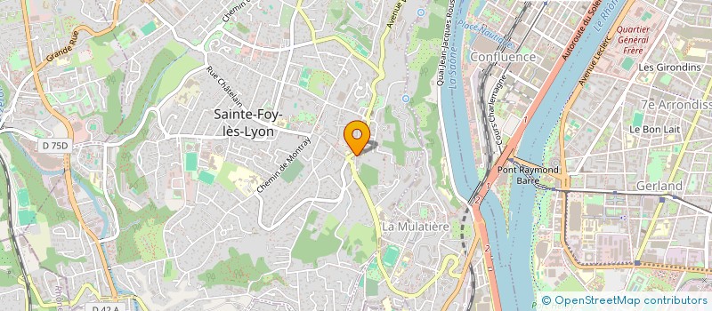 localisation de l'entreprise MONSIEUR ETIENNE POLLET à SAINTE-FOY-LES-LYON