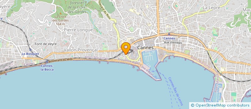 localisation de l'entreprise MONSIEUR ETIENNE PONS à CANNES