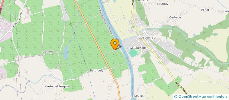 localisation de l'entreprise MONSIEUR ETIENNE PRIEUR  LABASTIDE-ST-PIERRE