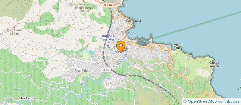 localisation de l'entreprise MONSIEUR ETIENNE PROST  BANYULS-SUR-MER