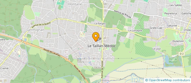 localisation de l'entreprise MONSIEUR ETIENNE PRU  LE TAILLAN-MEDOC