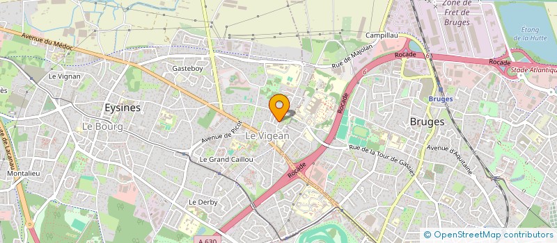 localisation de l'entreprise MONSIEUR ETIENNE QUIFILLE  EYSINES