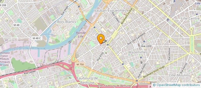 localisation de l'entreprise MONSIEUR ETIENNE QUITTELIER à LILLE