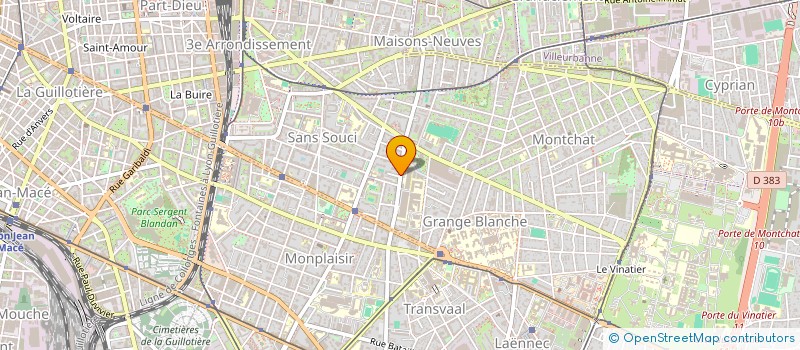 localisation de l'entreprise MONSIEUR ETIENNE RAFFRAY  LYON