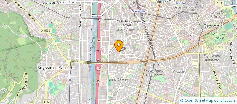 localisation de l'entreprise MONSIEUR ETIENNE RANDIER à GRENOBLE